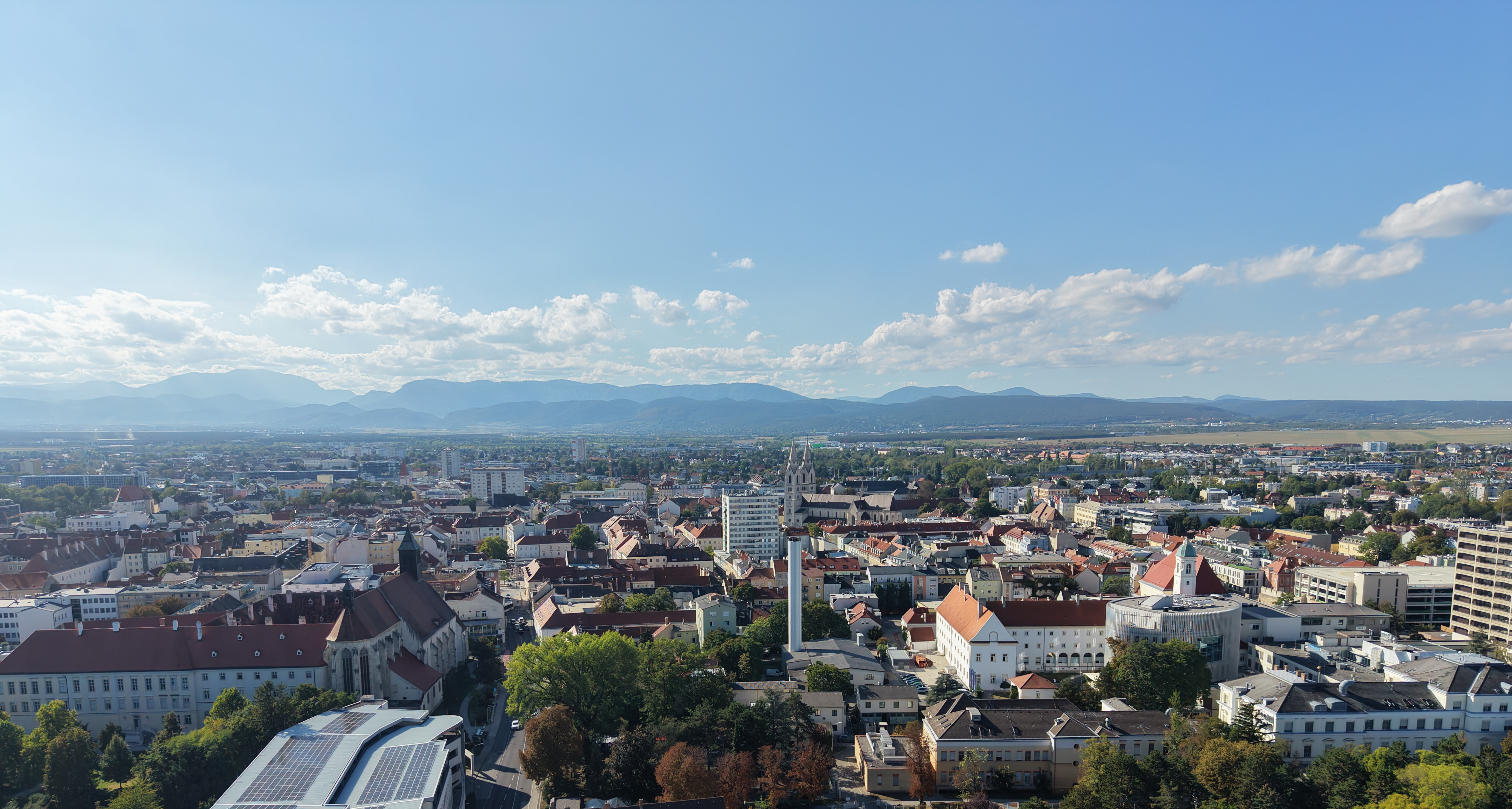 Luftaufnahme Wiener Neustadt